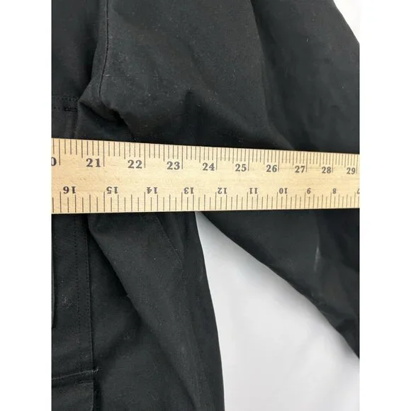 Vintage Polo Ralph Lauren Mens XL Waxed Oilcloth Leather Field Jacket Black - Picture 4 of 15